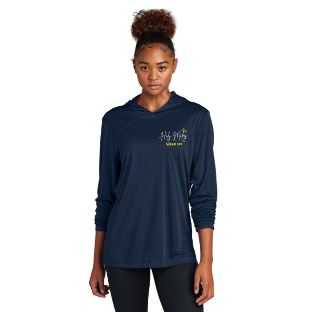 Sundercover® x Leah Koskinen “Holy Moley—Wear UPF” Unisex LS Hoodie Tee