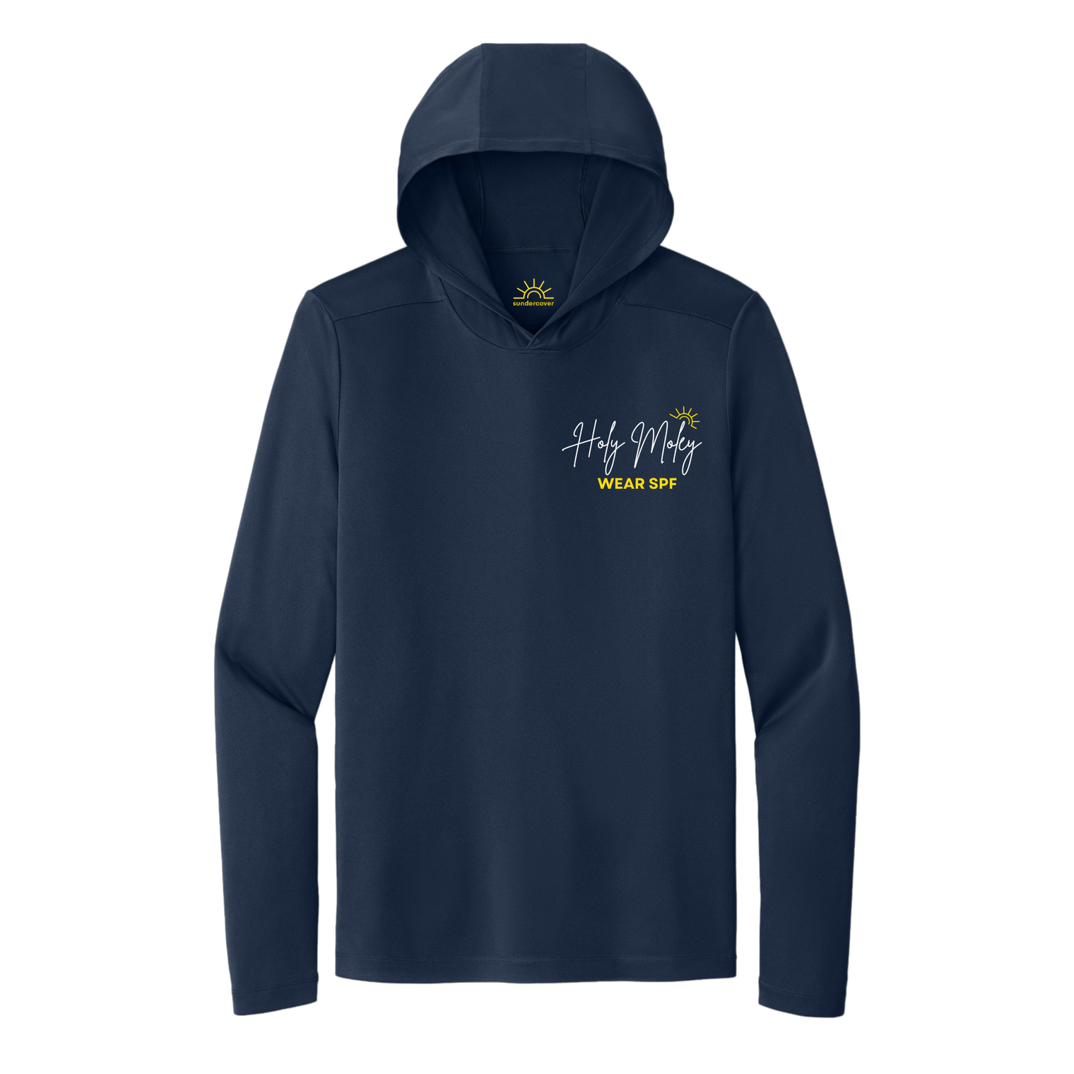 Sundercover® x Leah Koskinen “Holy Moley—Wear UPF” Unisex LS Hoodie Tee