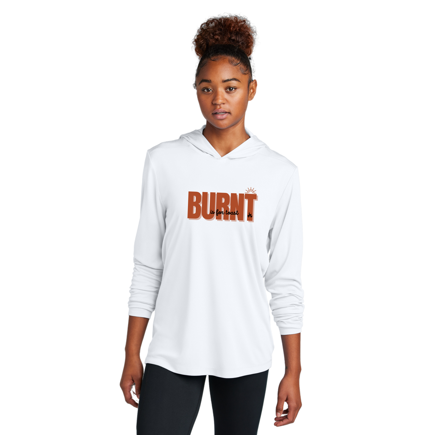 Sundercover® x Leah Koskinen “Burnt-is for toast” Unisex LS Hoodie Tee